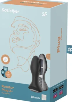 Satisfyer Rotator Plug 2+ black analvibrator