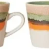 70s ceramics cappuccino mug burst