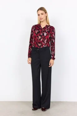 SC-MARICA AOP 341 Bluse Rød