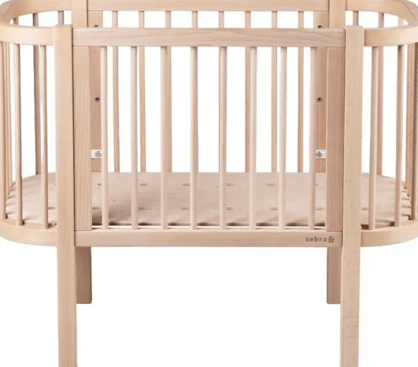 Sebra Bedside Crib, Wooden Edition