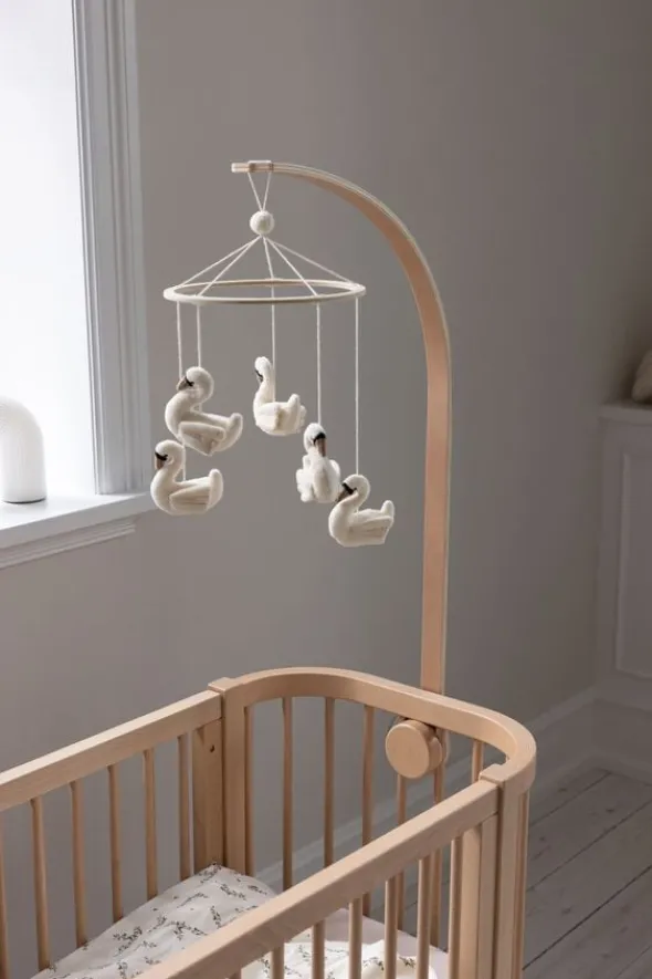 Sebra Bedside Crib, Wooden Edition