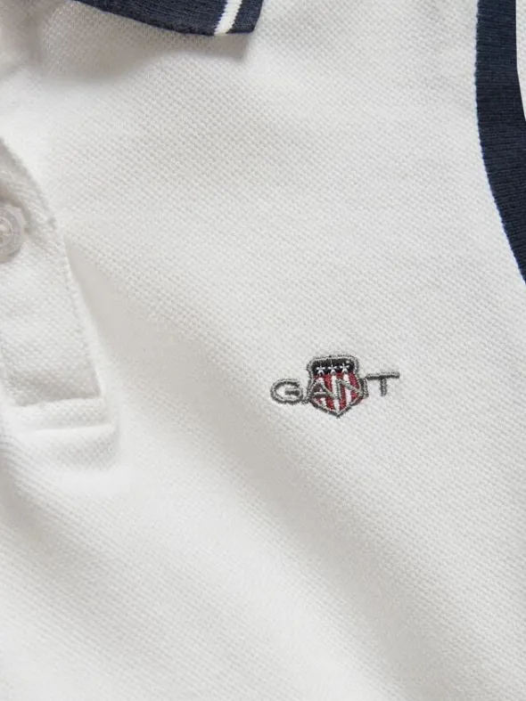 Shield Sleeveless Polo Top