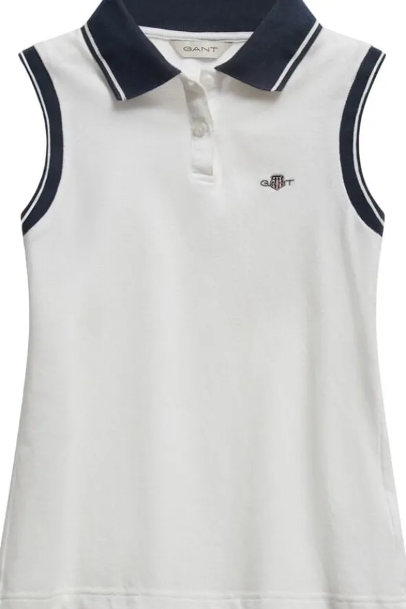 Shield Sleeveless Polo Top