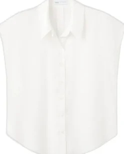 Short-sleeved lyocell shirt