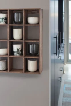 SHOWCASE set box, oak dark oiled