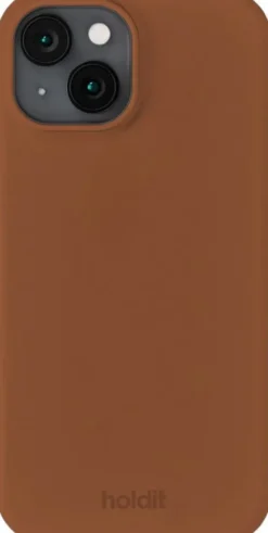 Silicone Case iPhone 14/13 Almond Brown
