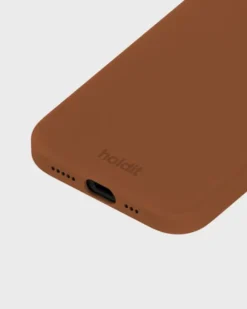 Silicone Case iPhone 14/13 Almond Brown