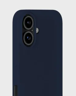 Silicone Case iPhone 16 Midnight Blue