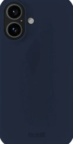 Silicone Case iPhone 16 Midnight Blue