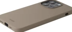 Silicone Case iPhone 15 Pro Mocha Brown
