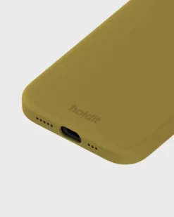 Silicone Case iPhone 14/13 Warm Olive