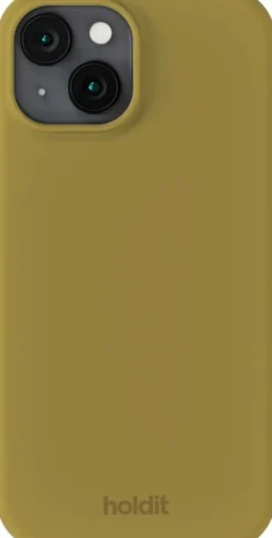 Silicone Case iPhone 14/13 Warm Olive