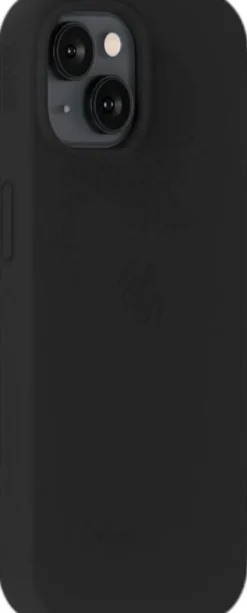 Silicone Case MagSafe Compatible iPhone 15/14 Black