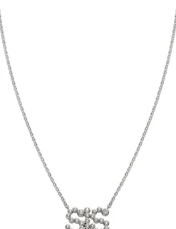SIS Collet Necklace Silver