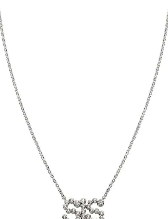 SIS Collet Necklace Silver