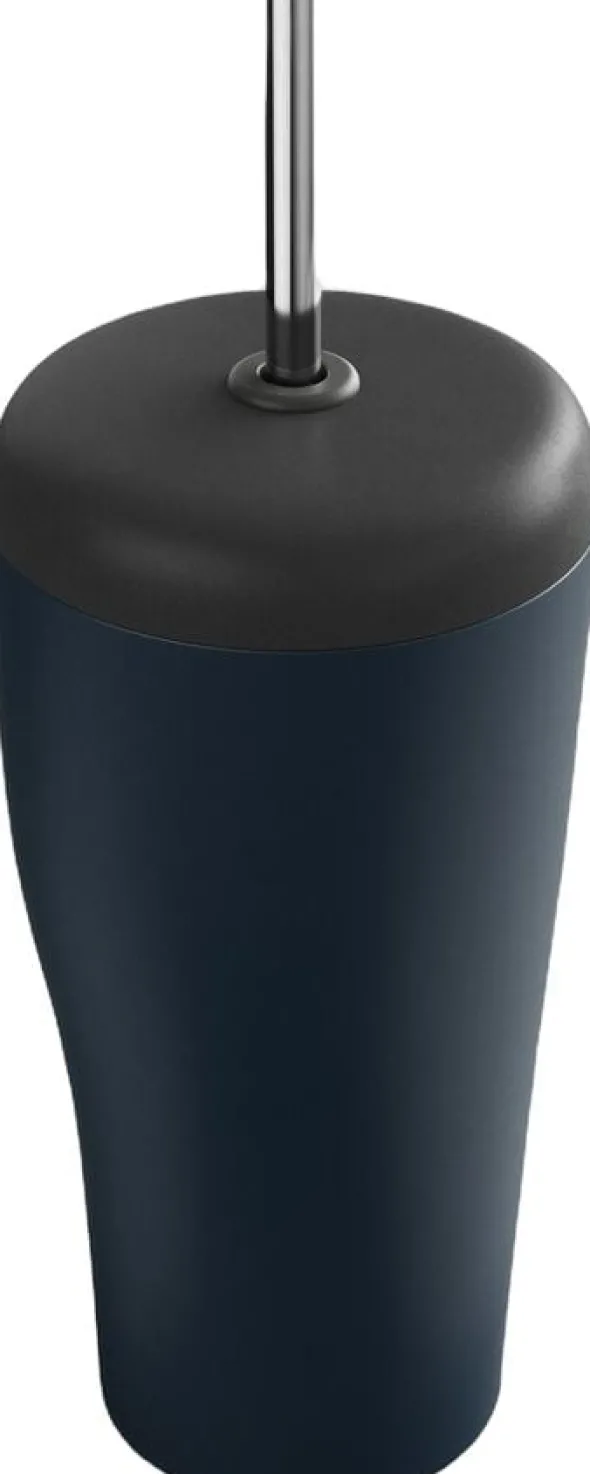 SKY TRAVEL CUP WITH STRAW BLUE STAINLESS STEEL AND PLASTIC