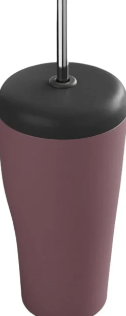 SKY TRAVEL CUP WITH STRAW ROSE STAINLESS STEEL AND PLASTIC