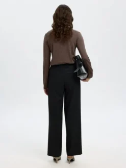 SLFTHEA LS KNIT 100% MERINO COLLAR NECK