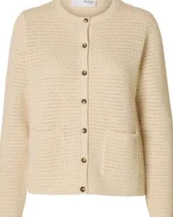 SLFVINNA LS STRUCTURE KNIT CARDIGAN