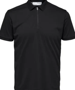 SLHFAVE ZIP SS POLO NOOS