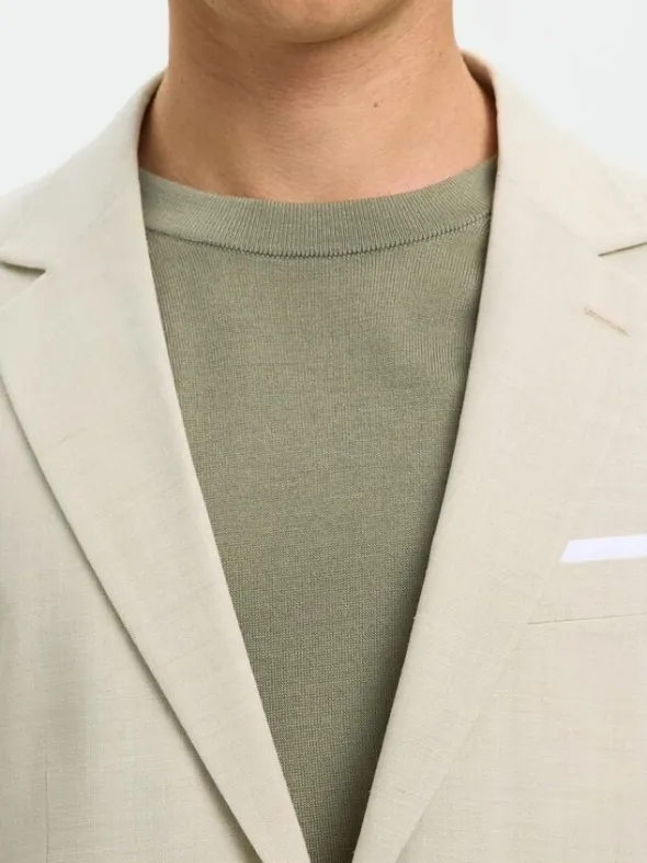 SLHSLIM-OASIS LINEN BLZ NOOS