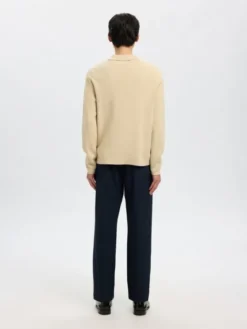 SLHTELLER FN RELAXED HALF ZIP POLO