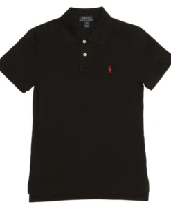 Slim Fit Cotton Mesh Polo Shirt Kids