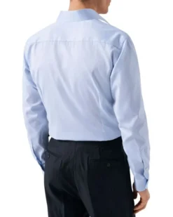 Slim Fit Light Blue Signature Twill Shirt