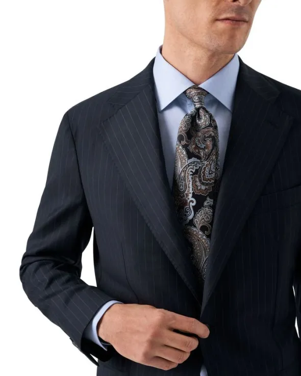 Slim Fit Light Blue Signature Twill Shirt