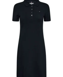 1985 SLIM PIQUE POLO DRESS SS