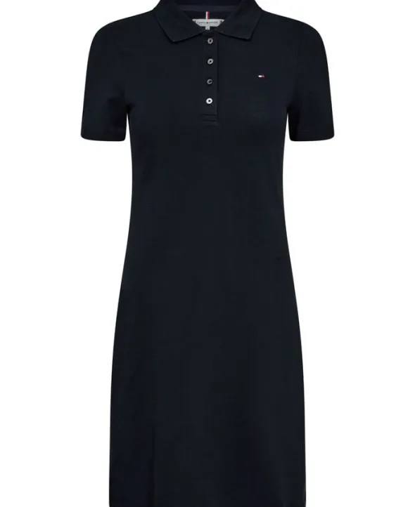 1985 SLIM PIQUE POLO DRESS SS