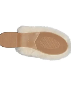 Slipper in Real sheepskin - Off white