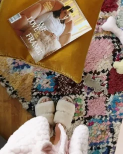 Slippers of 100% New Zealand Sheepskin, Nature
