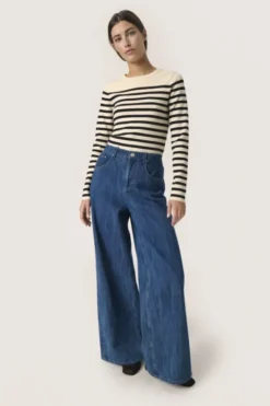 SLPina Striped Pullover LS