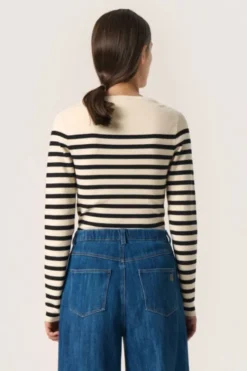 SLPina Striped Pullover LS