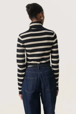 SLSpina Striped Rollneck