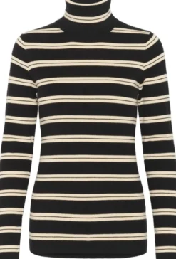 SLSpina Striped Rollneck