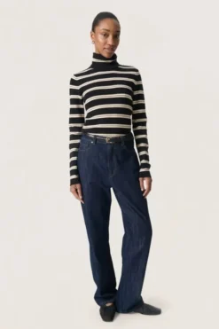 SLSpina Striped Rollneck