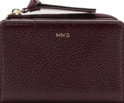 Small faux-leather wallet