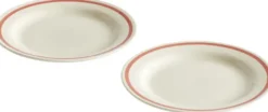Sobremesa Plate-18,5 Set of 2-Red