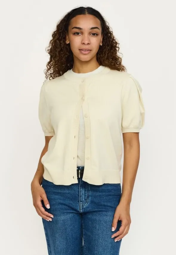 SRMarla SS O-neck Cardigan Knit
