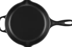 Stegepande i støbejern 23cm Matte Black