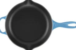 Stegepande støbejern 23 cm Azure Blue