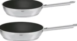 Stekpanneset PureElements 20+28 cm Stål/Svart