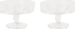 0405 Stem Glass Set of Two | Clear | Wide