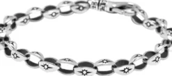 Sterling Silver Star Link Bracelet