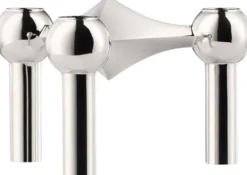 STOFF Nagel ljusstake krom