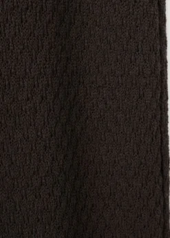 Straight knitted trousers