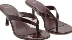 Strappy heeled sandals