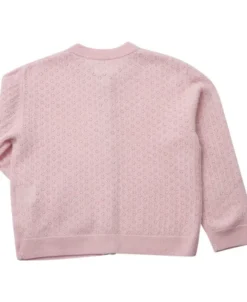 Strikka RWS pointelle wool & cashmere cardigan